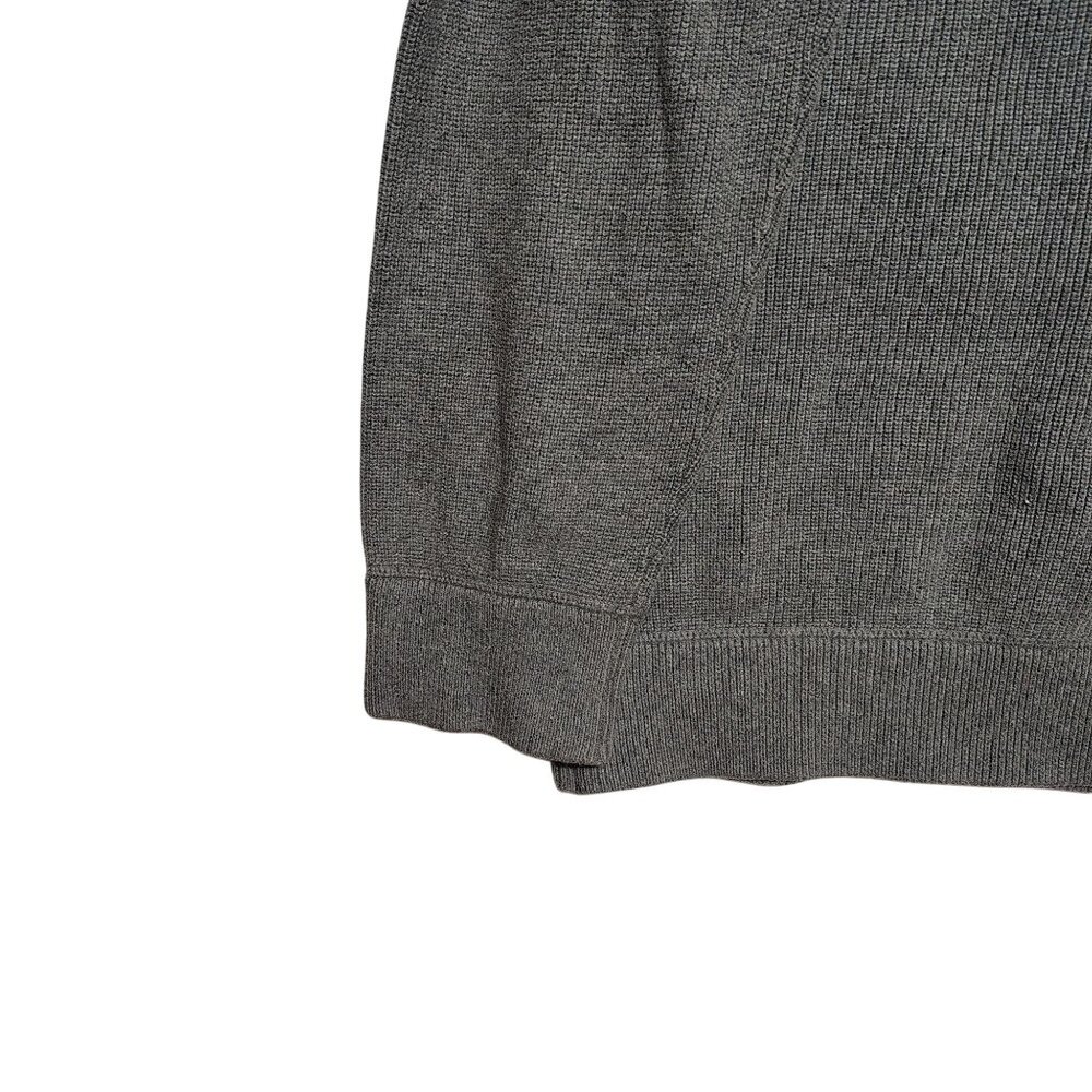 Eddie Bauer Tall XXXL Gray Henley Sweater 100% Cotton Mens Casual Pullover - Picture 7 of 8